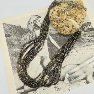 Chico's Multi Strand Beaded Necklace